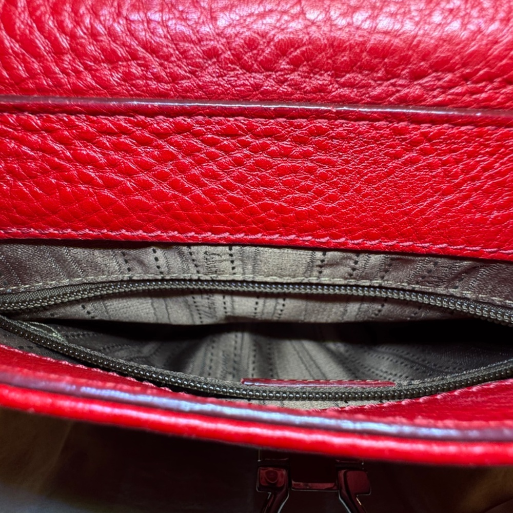 Salvatore Ferragamo Grained Calfskin Sofia Satchel - Picture 9 of 12